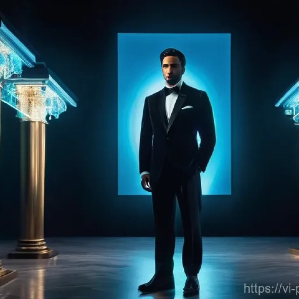 베르나르 아르노 글로벌 경제 영향 - **A Visionary's Strategic Gaze:**
    "A sophisticated, high-resolution cinematic portrait of a dist...